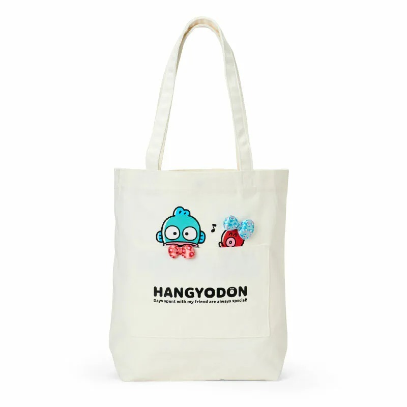 日本 Sanrio Hangyodon 水怪 40周年系列 - 手提袋