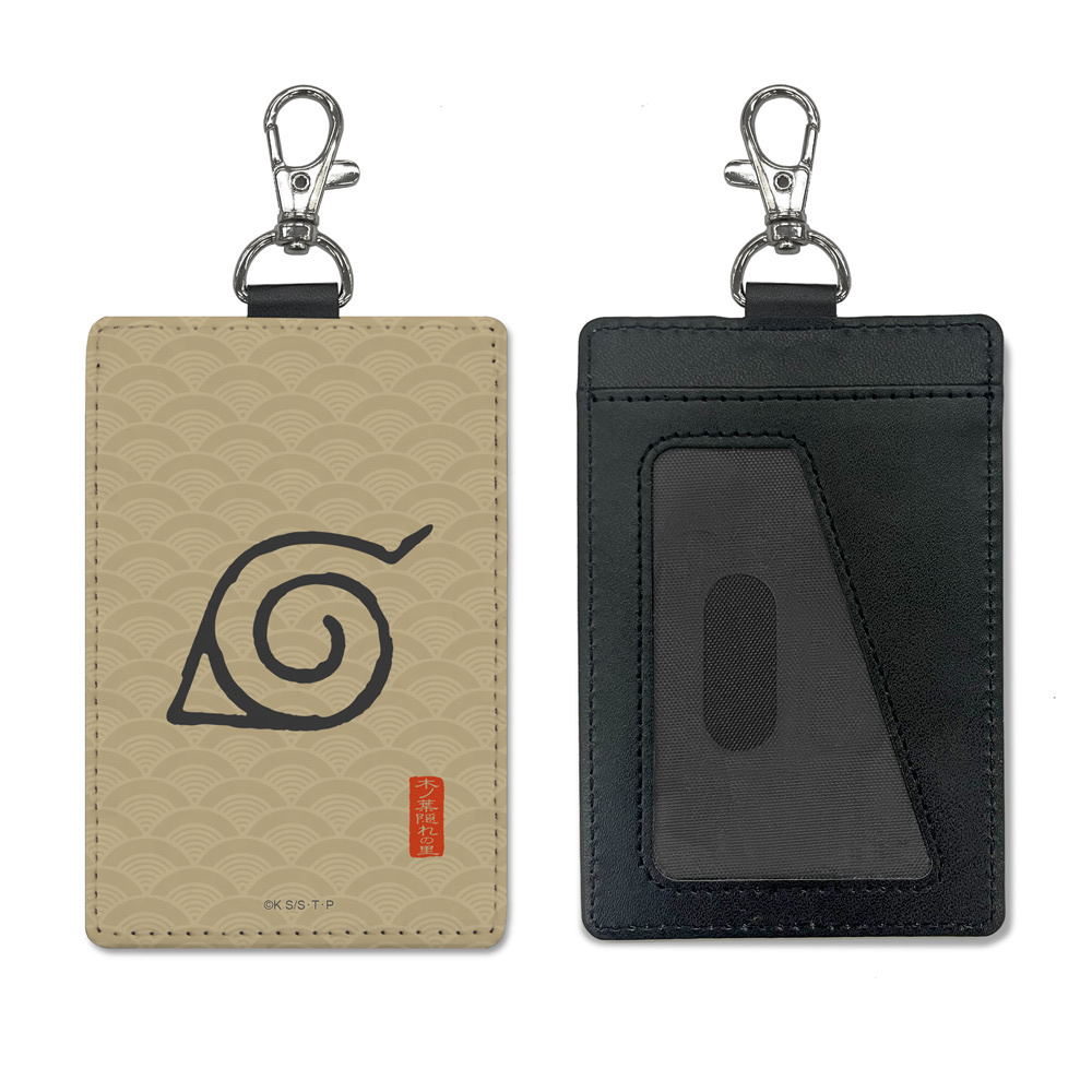 Cospa 0707 木ノ葉隠れの里 パスケース（ナスカン付き） [NARUTO -ナルト- 疾風伝]