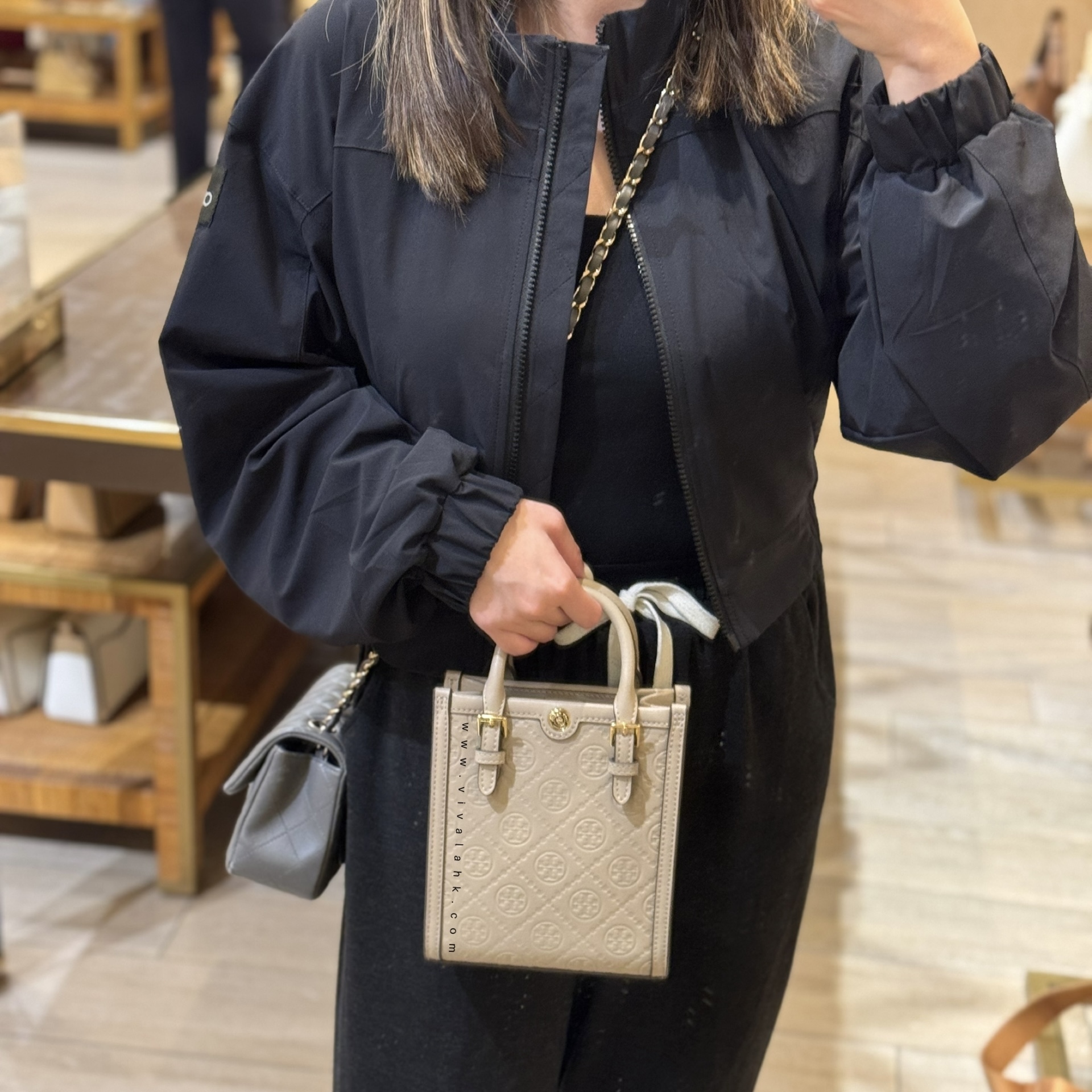 Tory Burch - T Monogram Mini Tote (全皮) (158515)