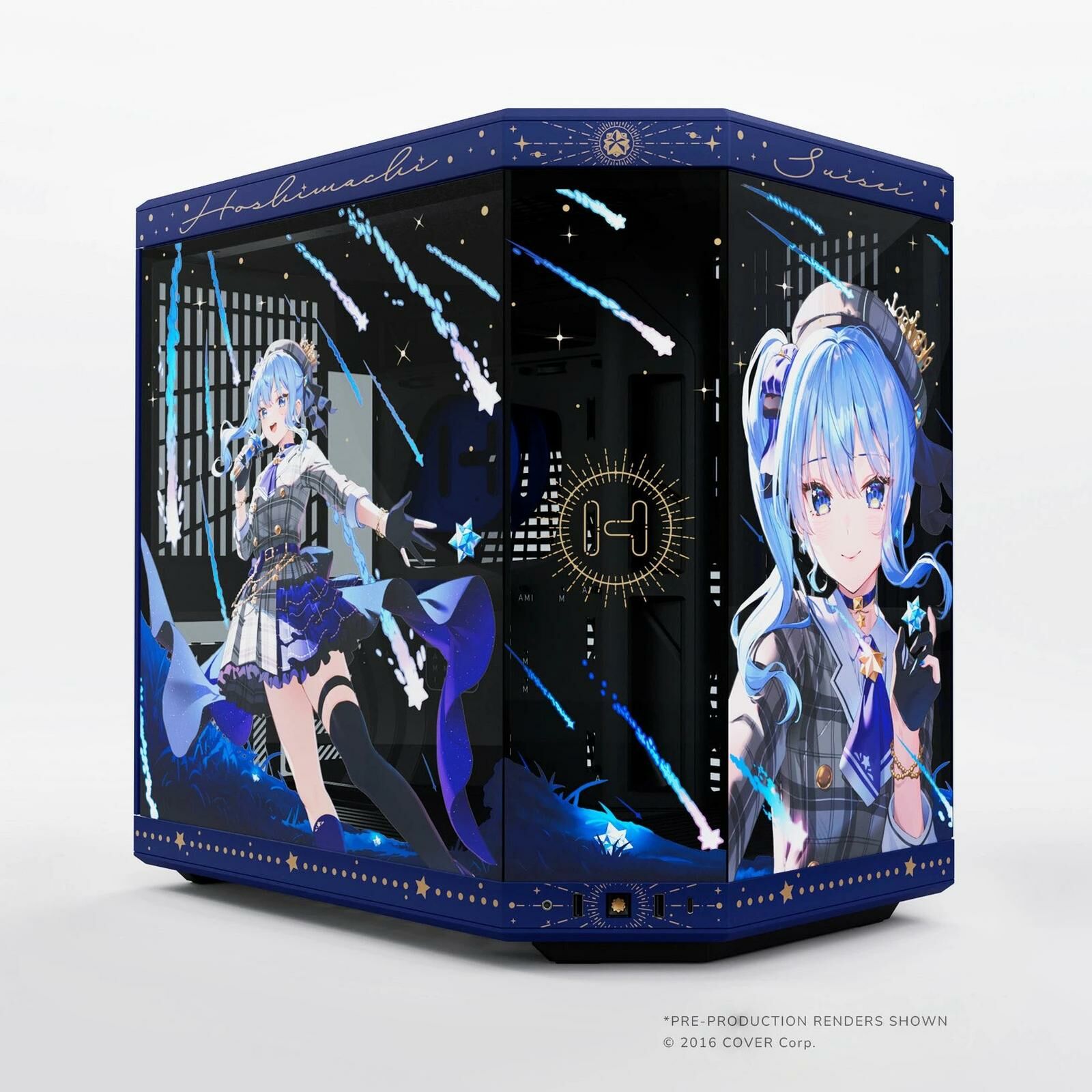 「官品代購」 HOLOLIVE X HYTE 星街すいせい Hoshimachi Suisei Y70  痛PC機箱☄️