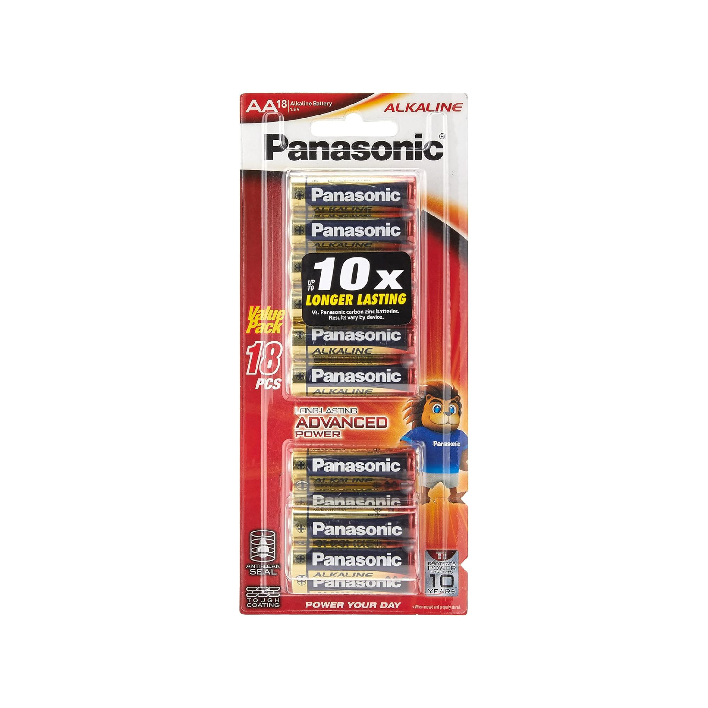 Panasonic 樂聲鹼性電池 LR-6T (AA) - 18粒裝