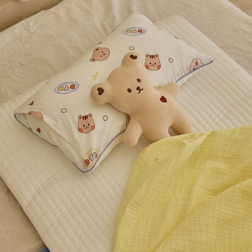 25S/S Duraron超強冷感布料-遊戲園地幼兒枕頭套(30x50)