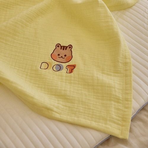 25S/S DTD果凍人物遊戲園地系列-3重棉紗輕薄蓋毯