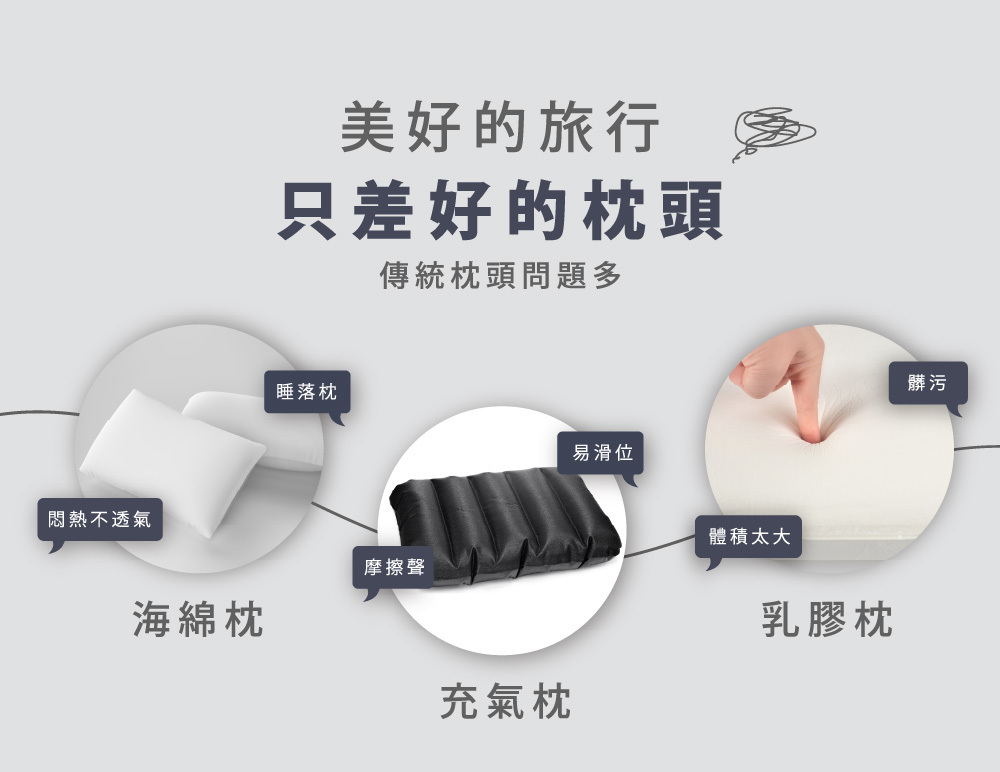 水洗露營枕