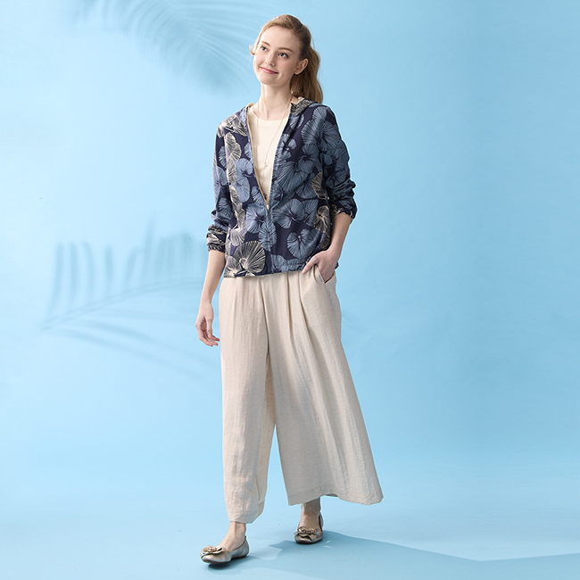 PIPPY 簡約舒適圓領素面短袖上衣 米白