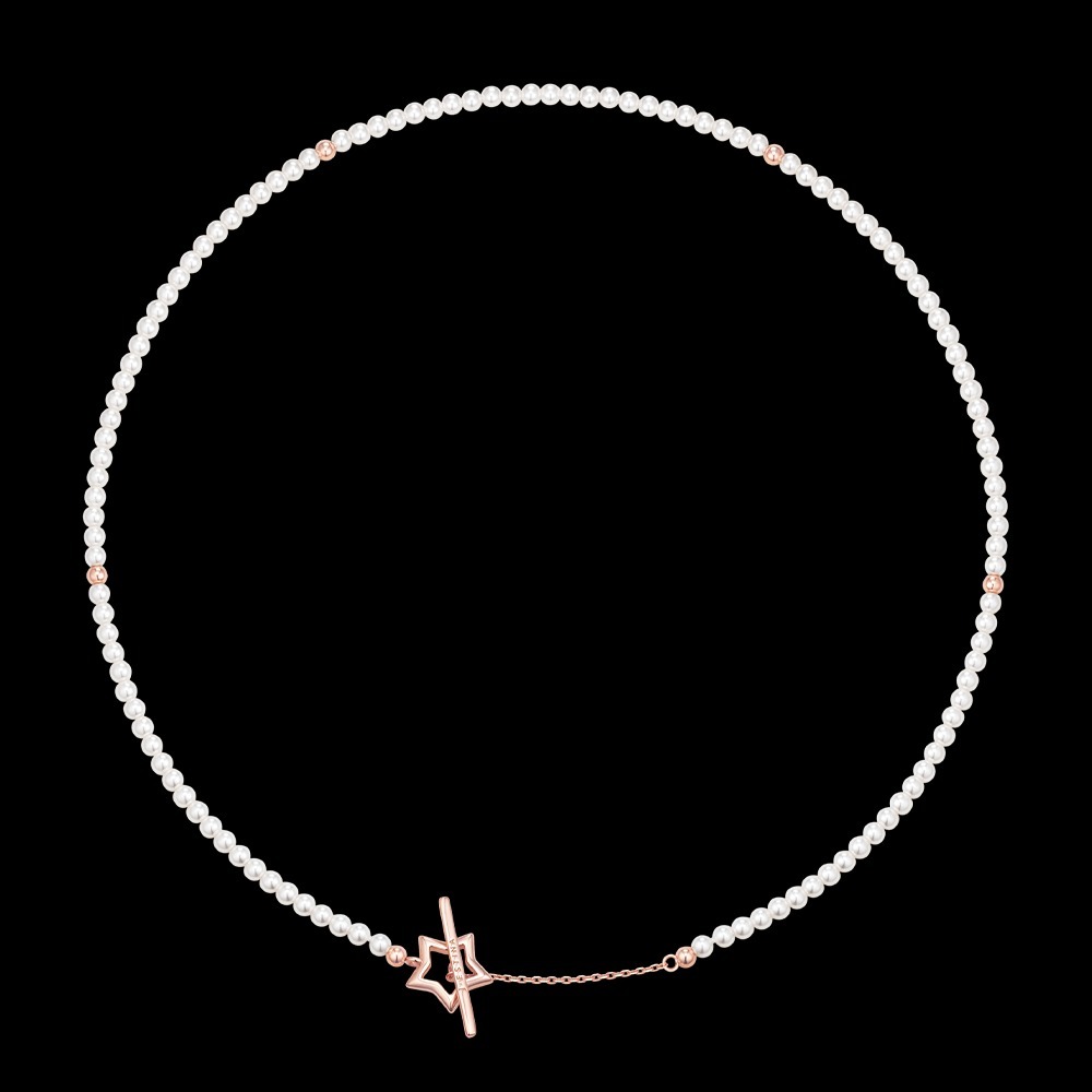 J.estina Mariel Pearl Star Bead Necklace