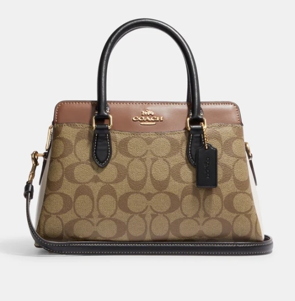 [S] COACH CH287 SIGNATURE CB MN DARCIE CRY,IM/KHAKI MULTI, 195031870835 (SCO1081)