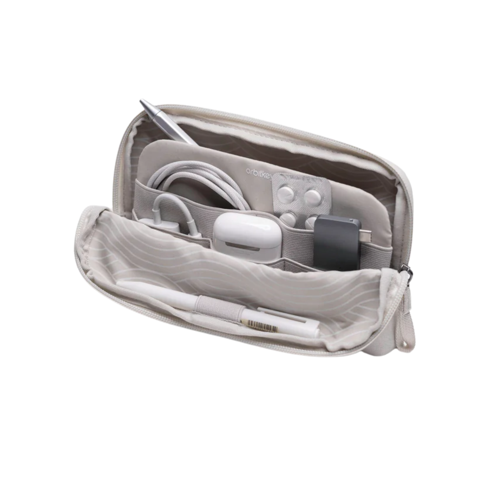 Orbitkey x 收納女王近藤麻理惠聯名 可立式收納包 - 岩白