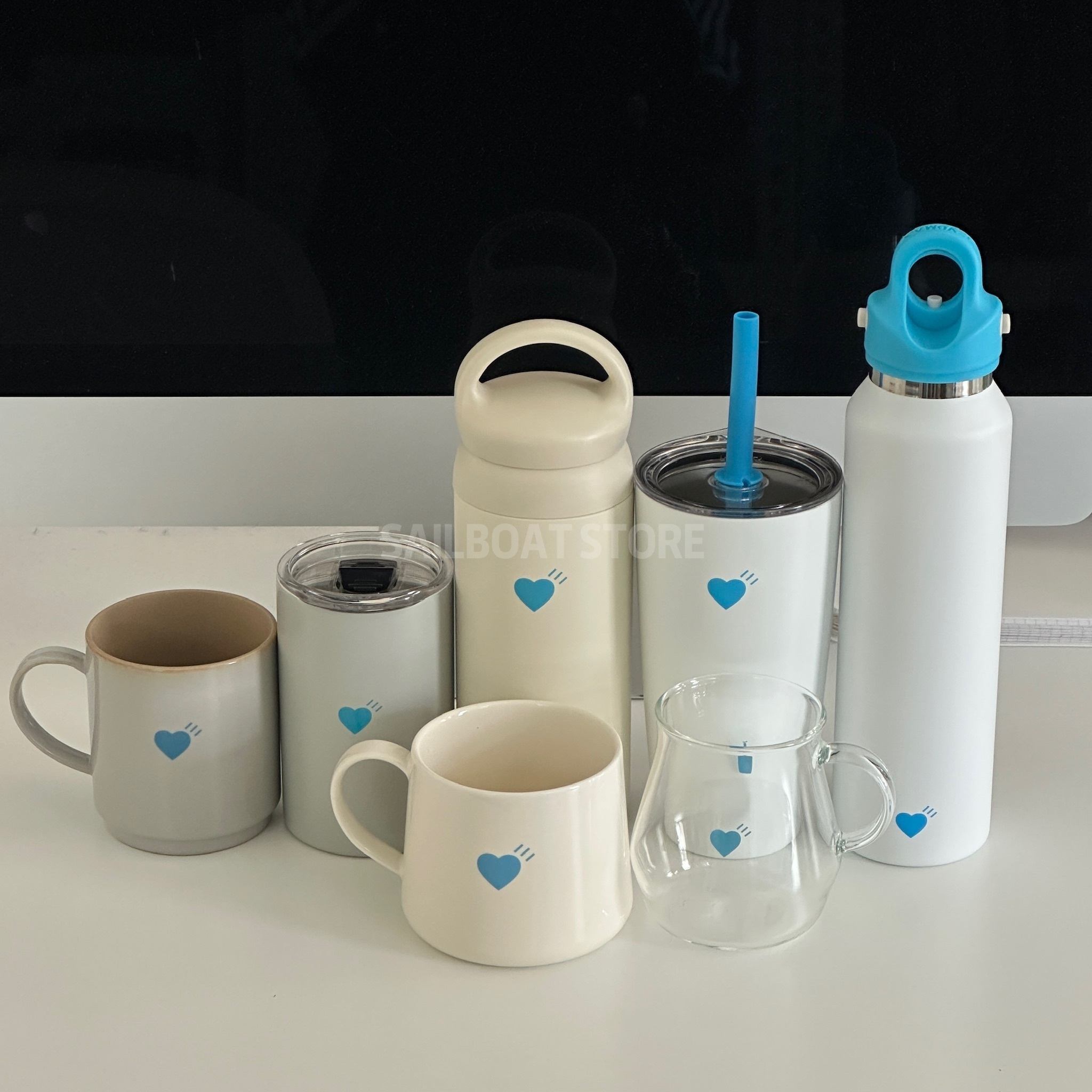 #部分現貨 HUMAN MADE × BLUE BOTTLE 藍瓶 限量聯名 愛心杯 藍瓶