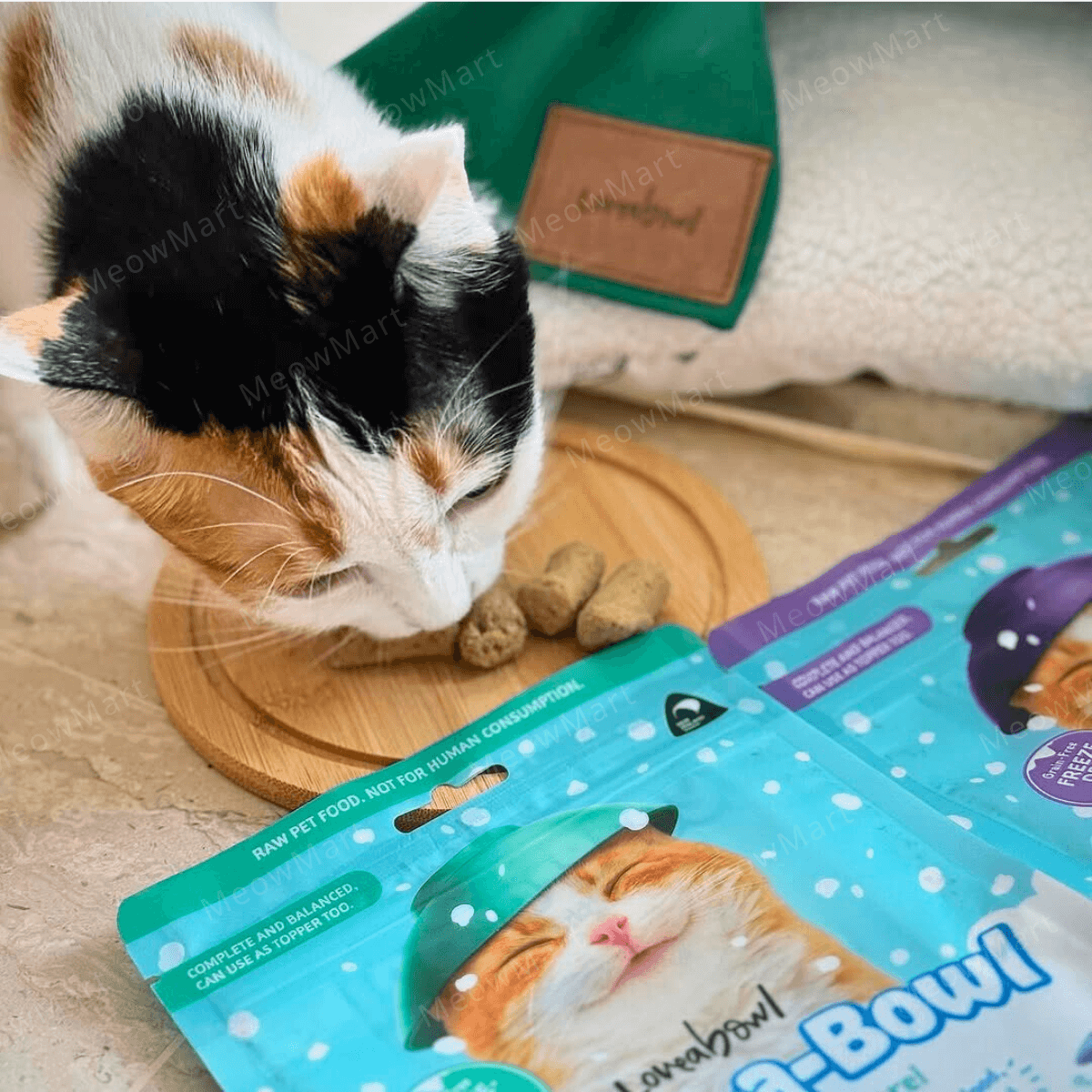 【獨家6折】Loveabowl 牛肉+鯖魚+鱈魚凍乾生肉貓糧 85g