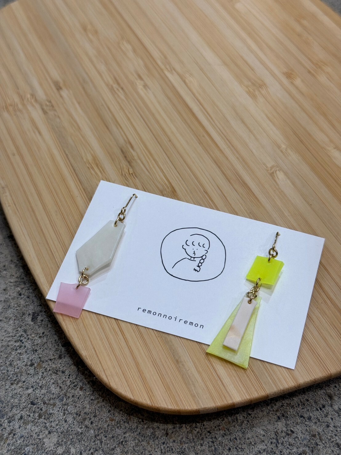 [remonnoiremon] 隨性碎片耳環 | remon27