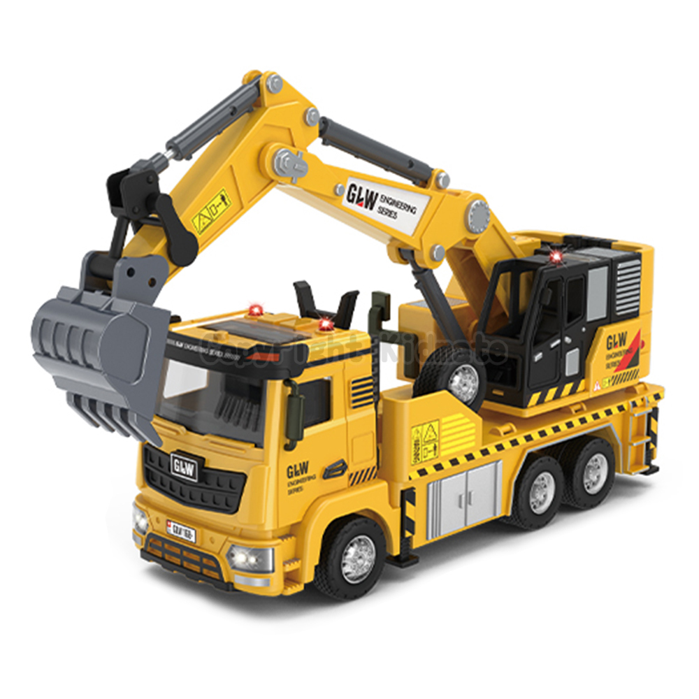 《 KIDMATE 》 1:40 合金迴力怪手車