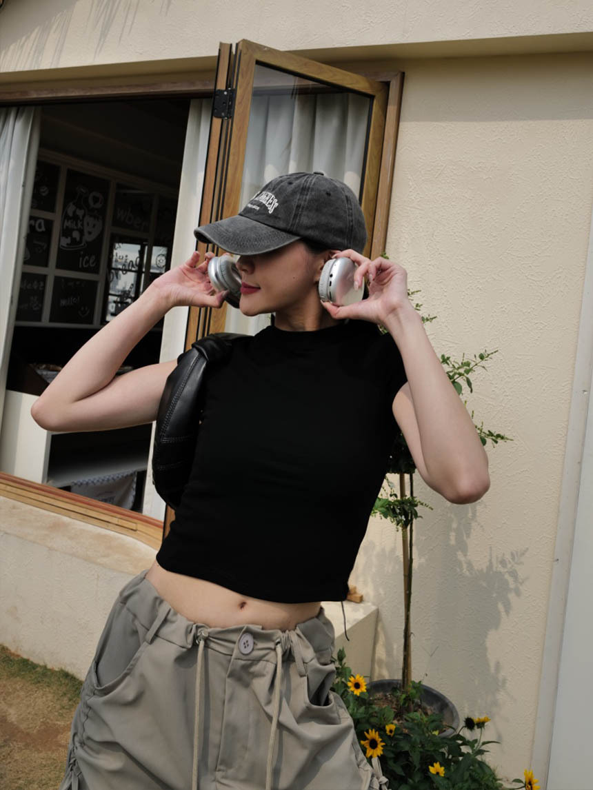 魚骨高圓領百搭打底上衣*4色