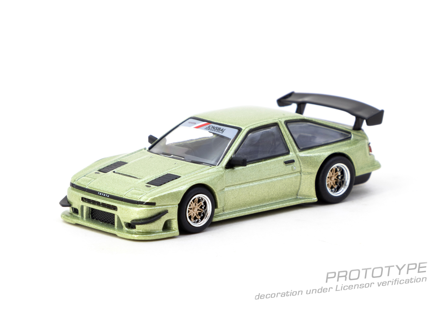 Tarmac Works Toyota Sprinter Trueno AE86 Widebody Green