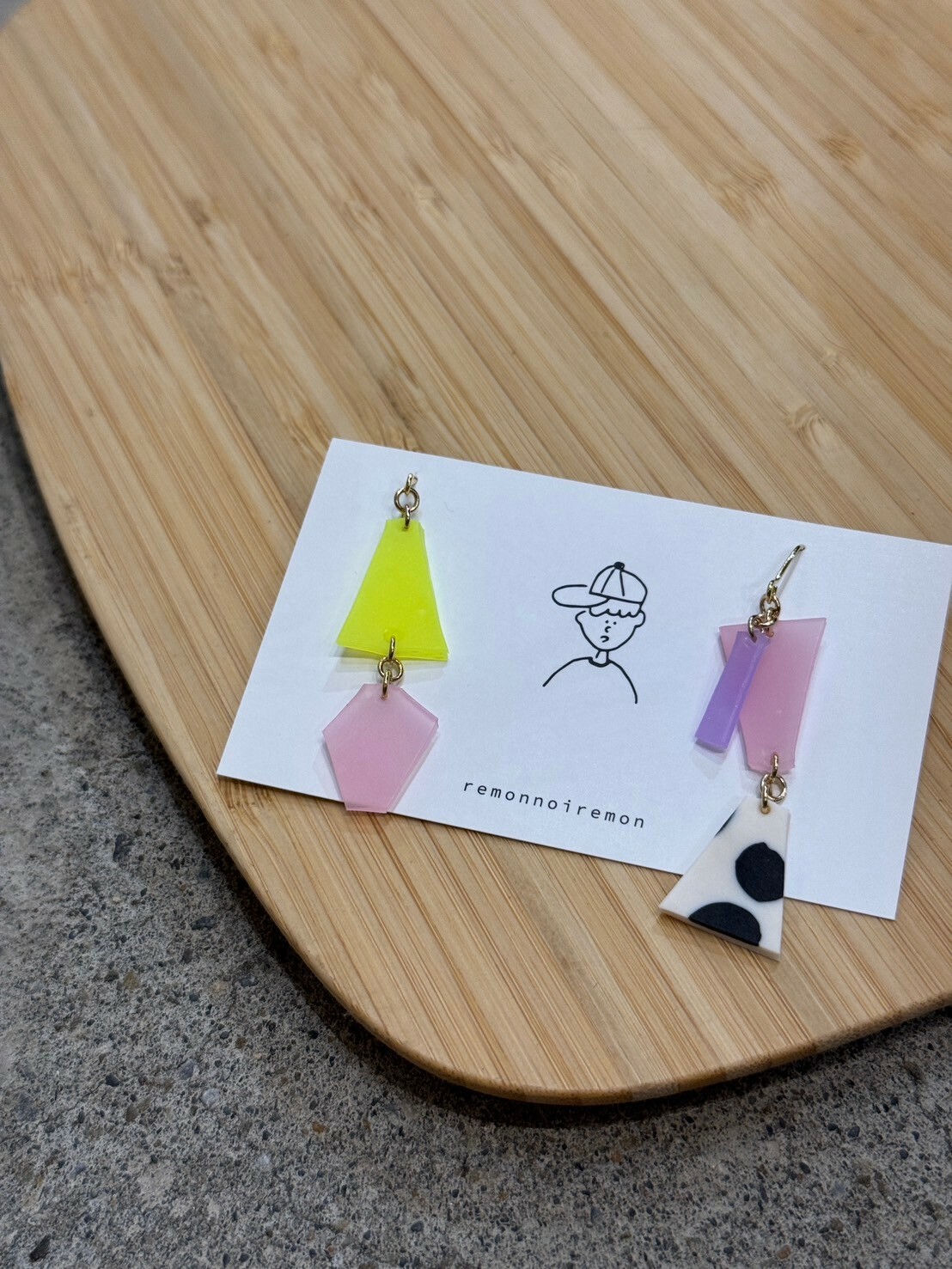 [remonnoiremon] 隨性碎片耳環 | remon28