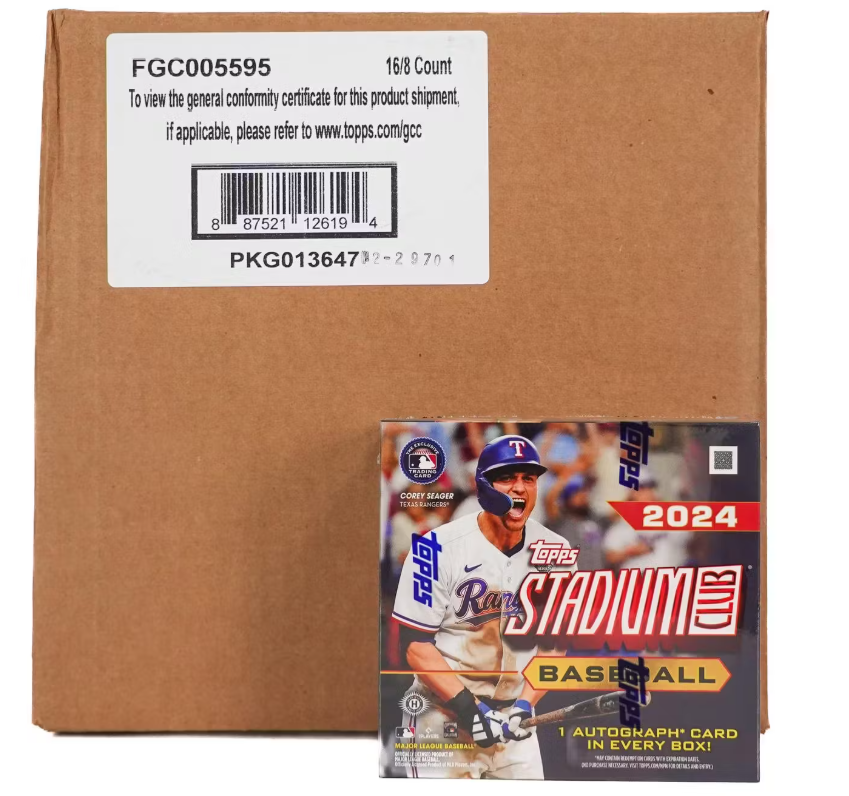 2024 Topps MLB Stadium Club Hobby Compact 16-Box Case