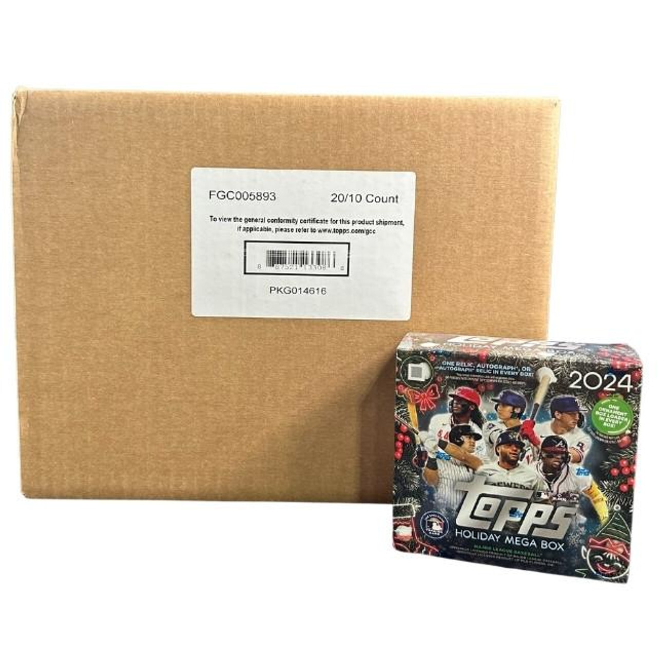 2024 Topps Holiday MLB Baseball Mega 20-Box Factory Sealed Case