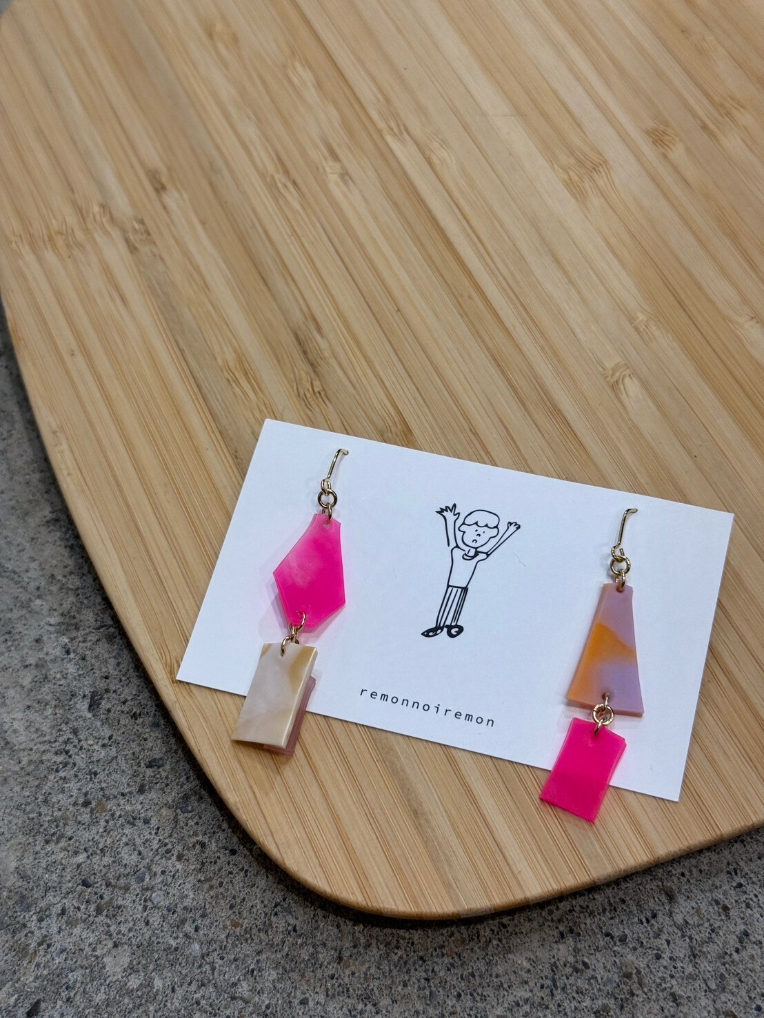 [remonnoiremon] 隨性碎片耳環 | remon30