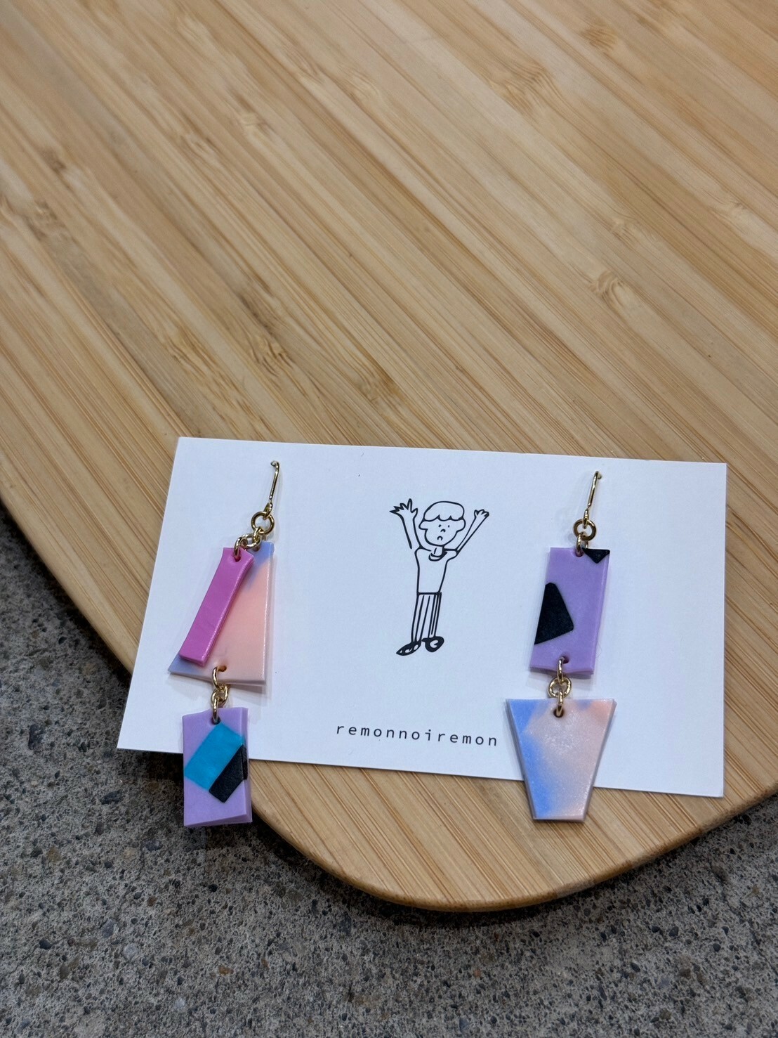 [remonnoiremon] 隨性碎片耳環 | remon31