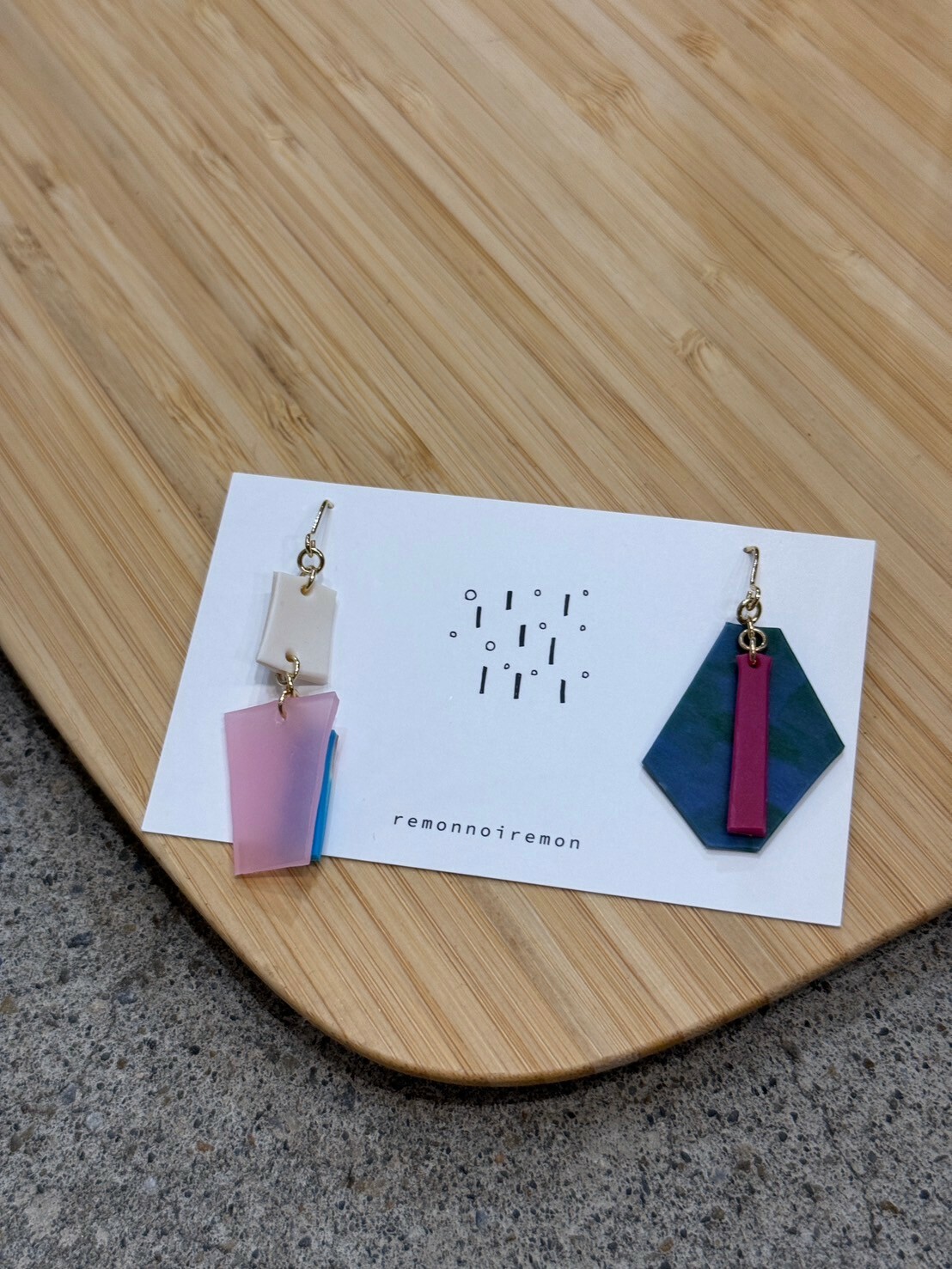[remonnoiremon] 隨性碎片耳環 | remon32