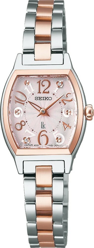 萬年鐘錶 - SEIKO  LUKIA系列 30周年限量鑽石半玫瑰金女錶 SSWA012J / 4N30-00X0P  錶徑21MM