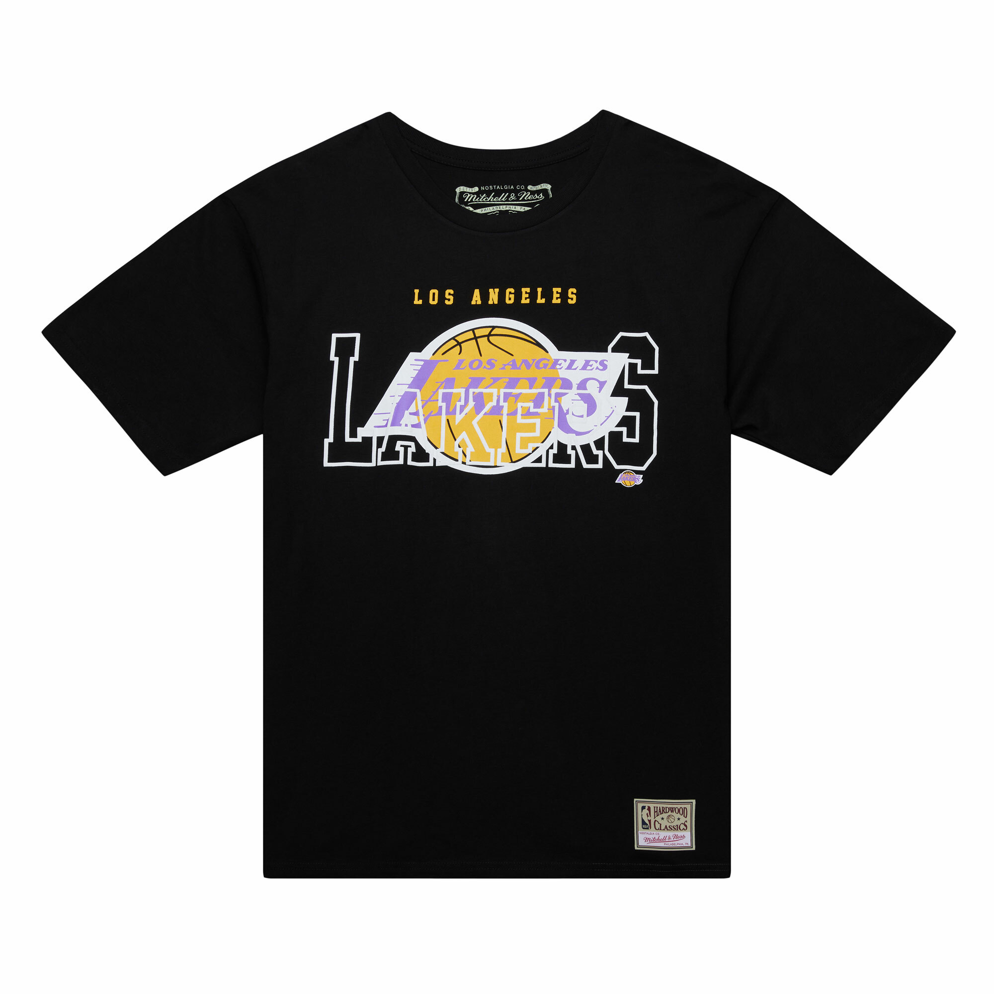 Mitchell & Ness SEE THRU TEE LA LAKERS 黑色 短袖 MN25ATS13LAL [台灣現貨]
