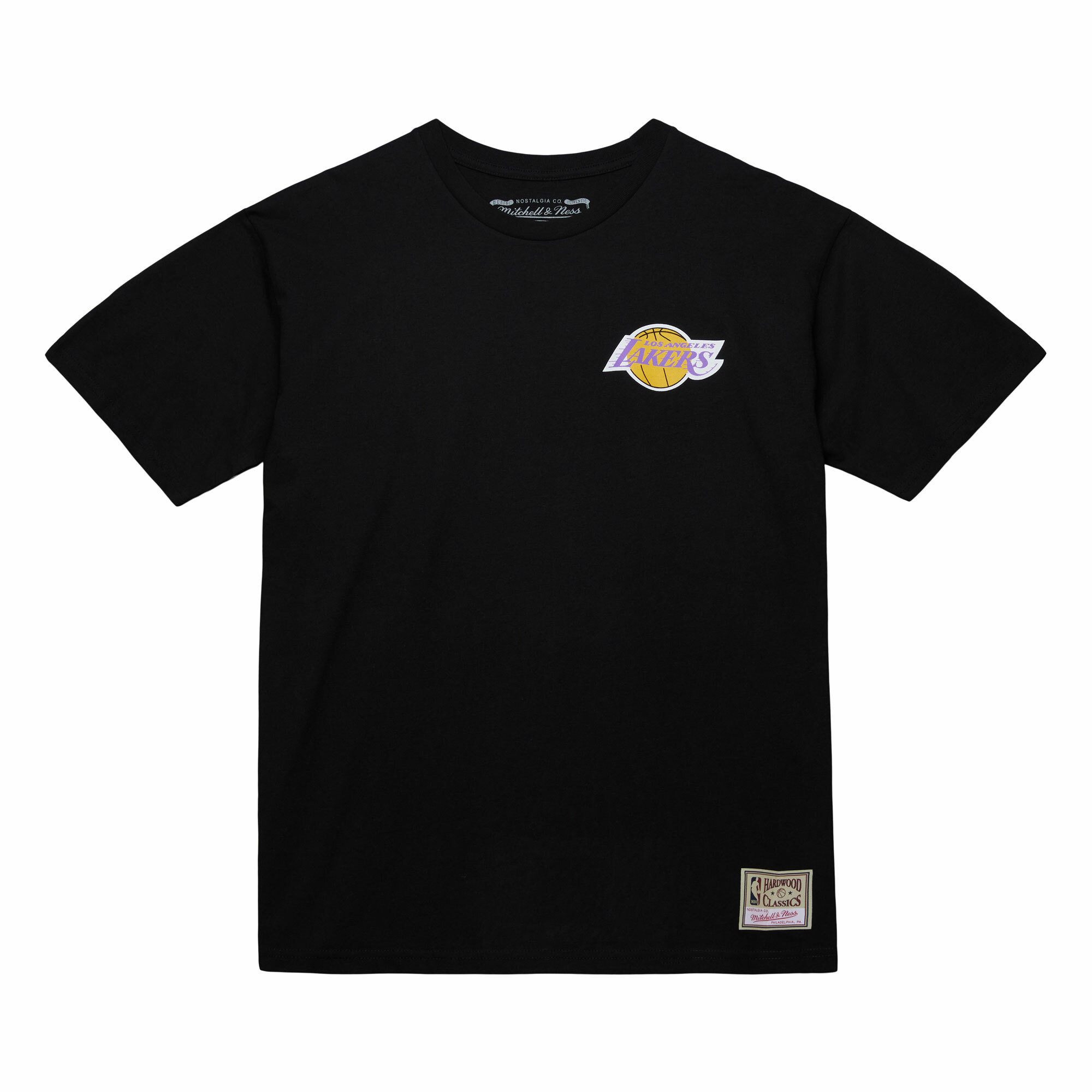 Mitchell & Ness SHOT CLOCK TEE LA LAKERS 黑色 短袖 MN25ATS14LAL [台灣現貨]