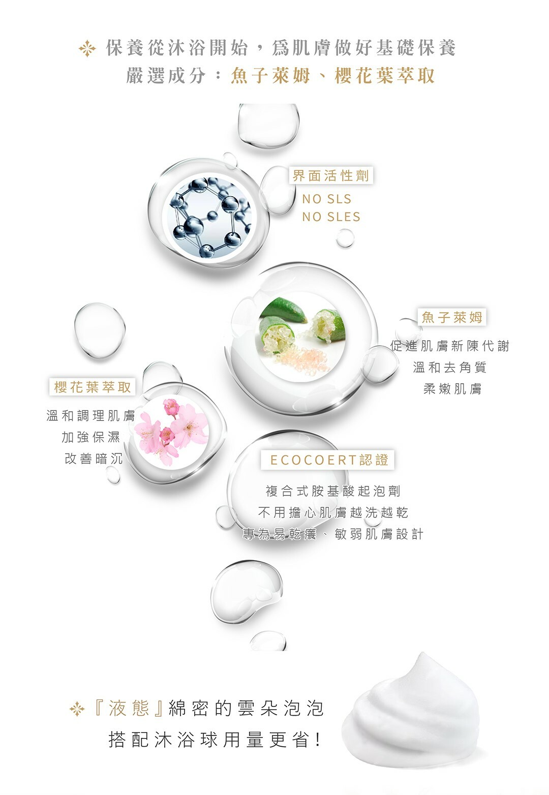 沐浴慕斯成分介紹