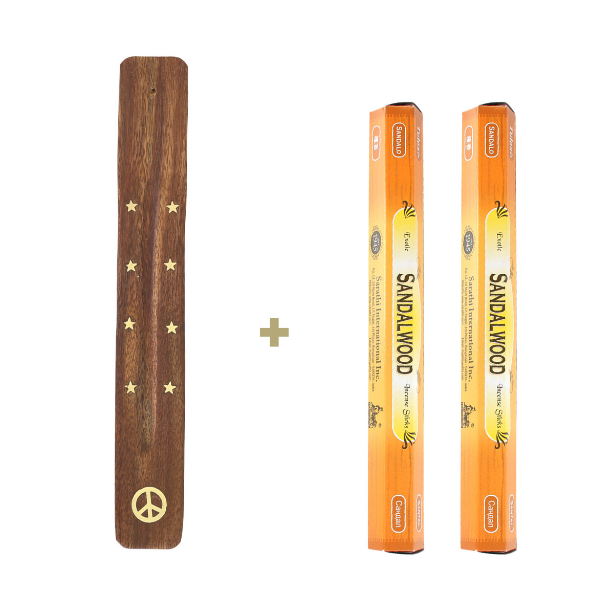 線香香爐組合1+2