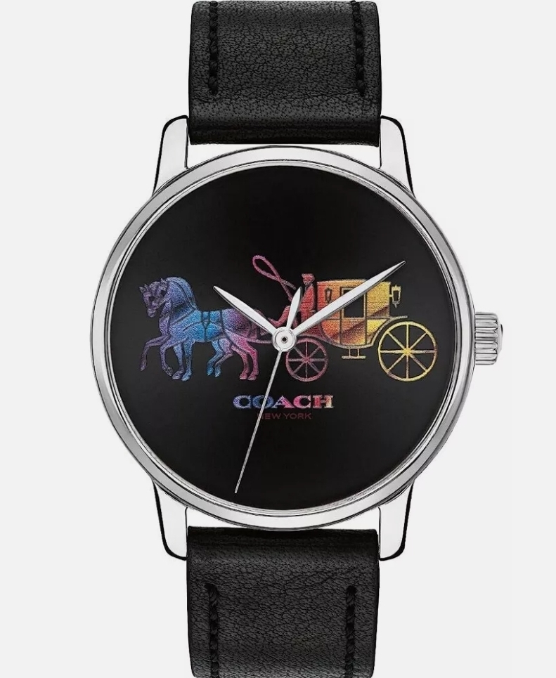 [S] COACH LUXURY WATCH 14503585 COACH,BLACK MULTI, 885997382915 (SZZ325)