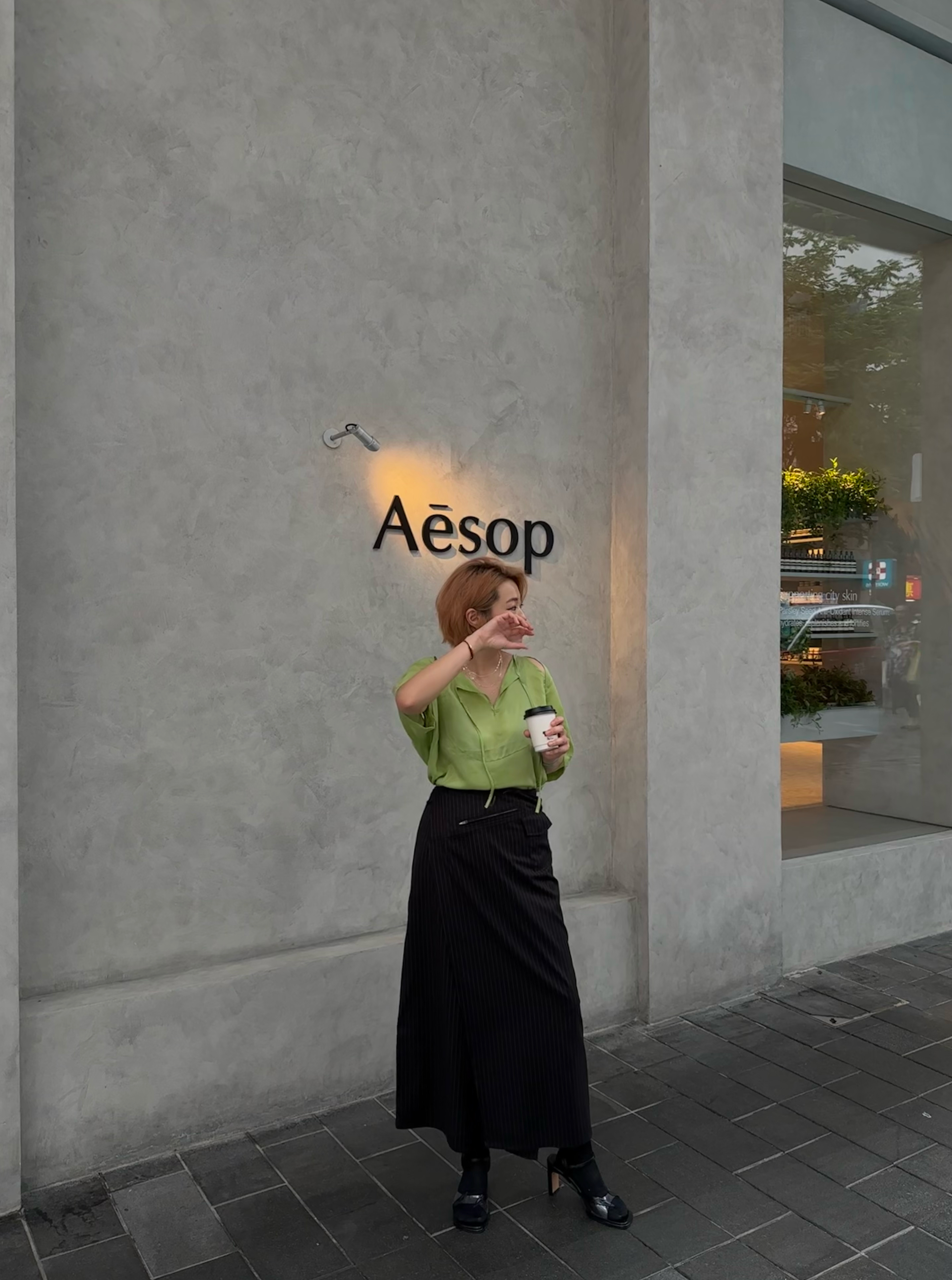 PDD ACHIEVE Striped Wrap Skirts