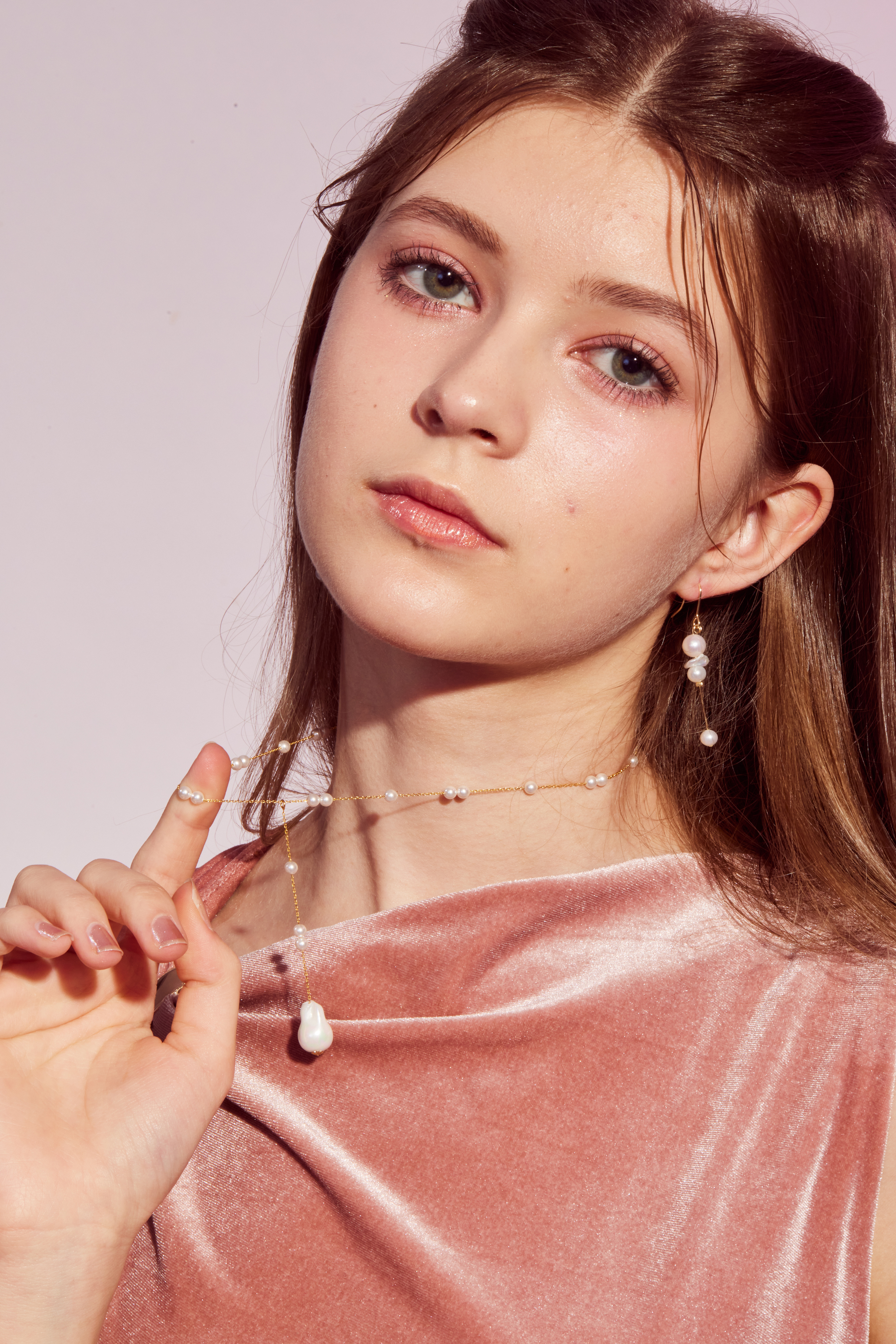 E1852 | 14kgf 淡水珍珠耳環