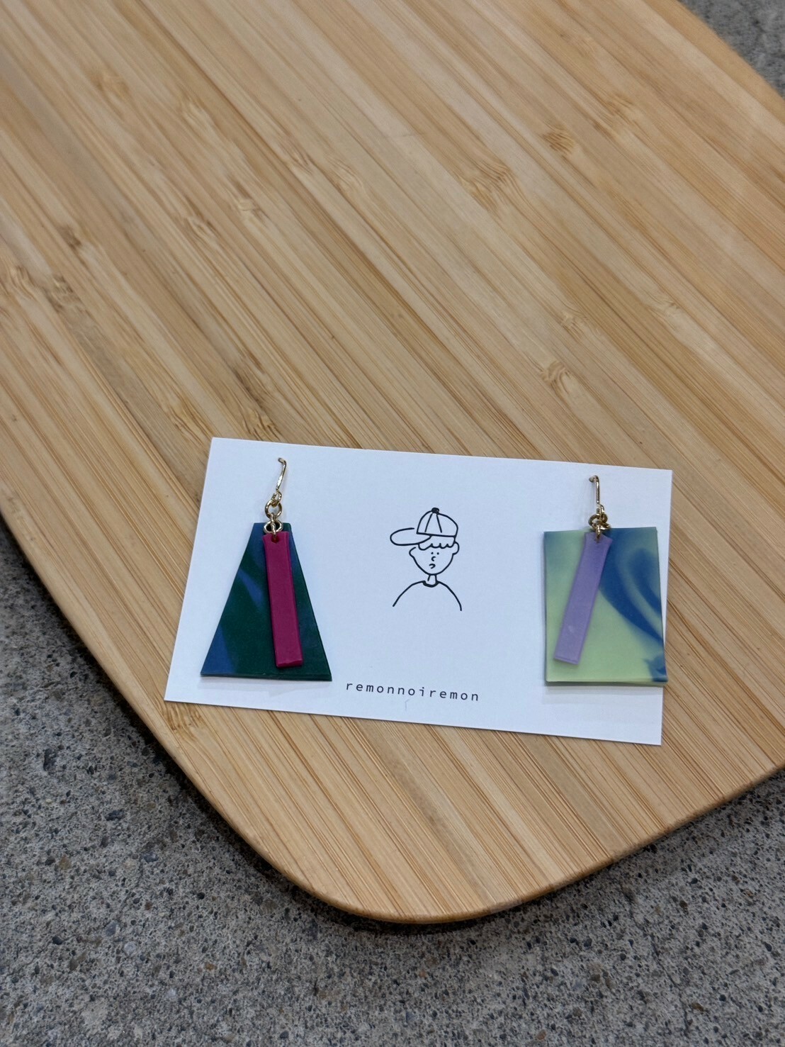 [remonnoiremon] 隨性碎片耳環 | remon33