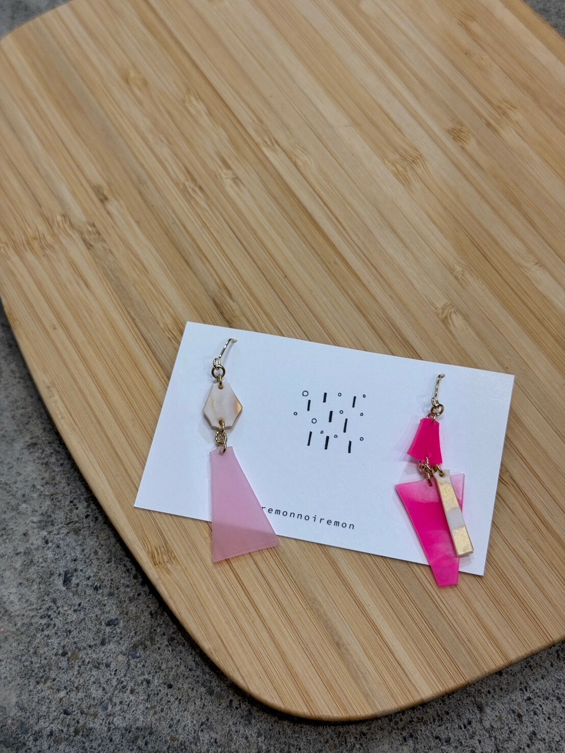 [remonnoiremon] 隨性碎片耳環 | remon34