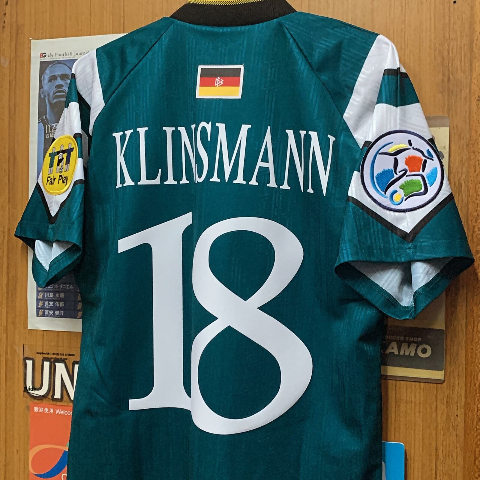 1996 Germany Retro Away Shirt with Nameset & Patch
