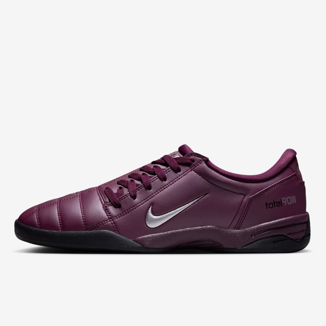 NIKE TOTAL 90 BORDEAUX AND METALLIC SILVER 足球鞋 波爾多 銀勾 - HJ9351 600