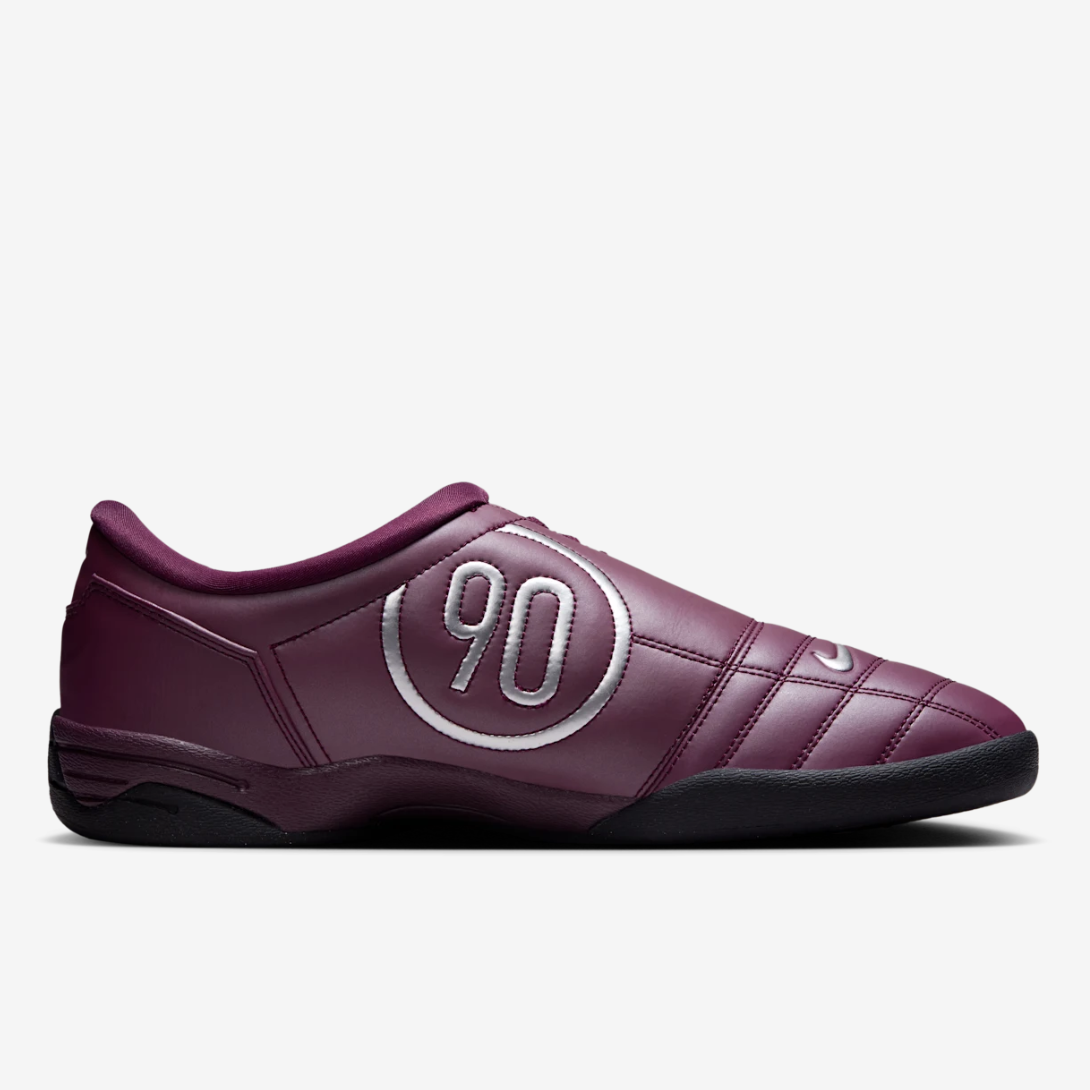 NIKE TOTAL 90 BORDEAUX AND METALLIC SILVER 足球鞋 波爾多 銀勾 - HJ9351 600