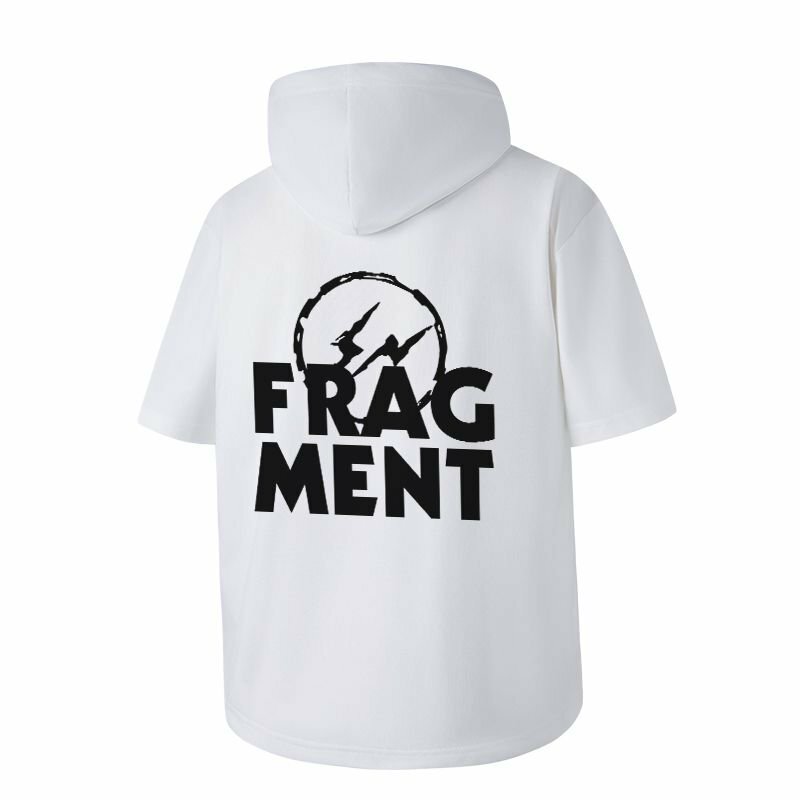 聯名 Dryworld X Fragment Design 胸口小閃電 背後大閃電 連帽 短袖上衣 TEE FD-FYB168KT3009