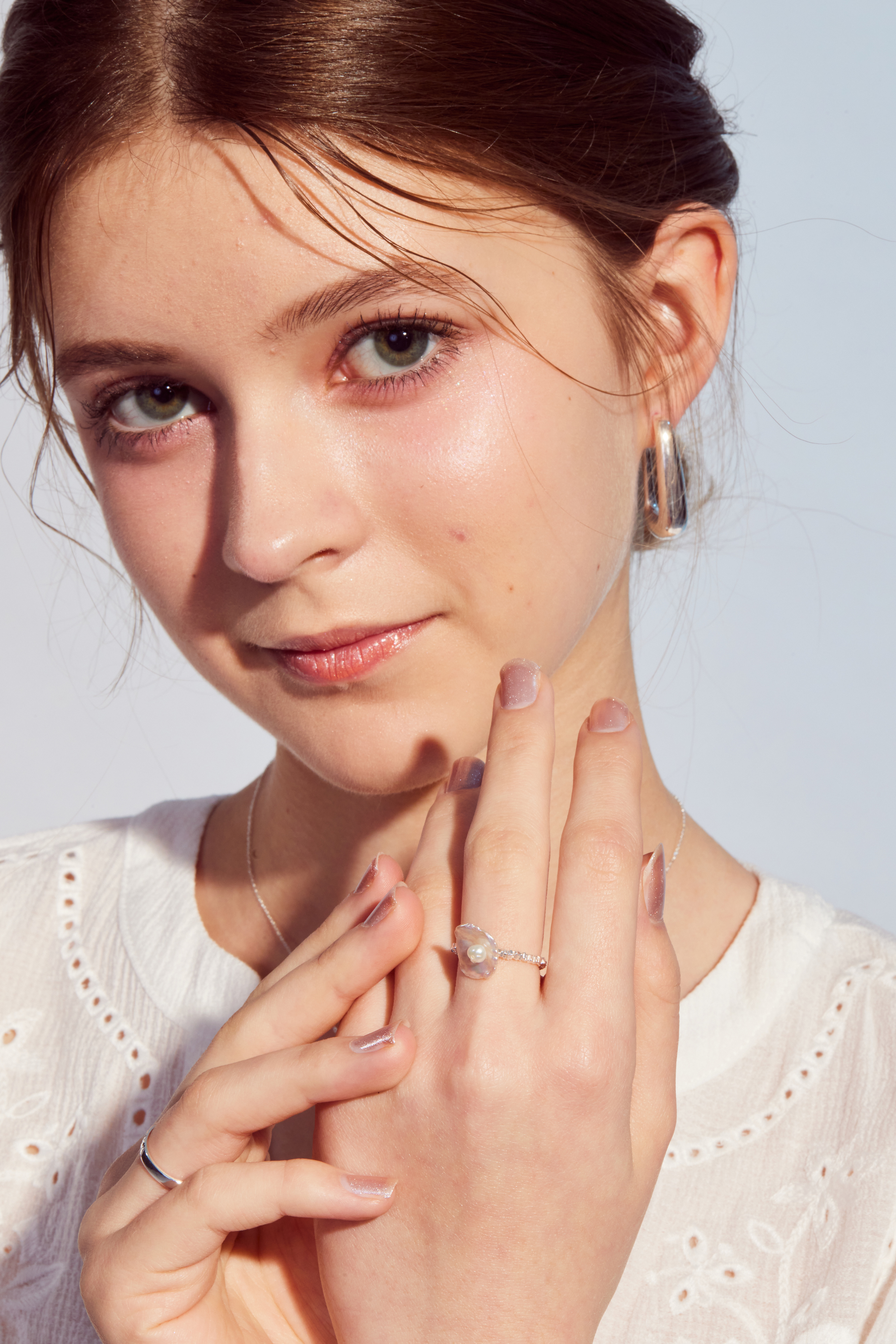 R1024 | 純銀巴洛克珍珠戒指