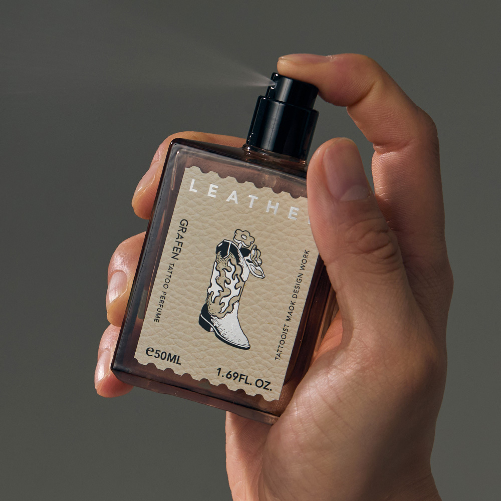 韓國「GRAFEN」紋身香水 Leather 50ml+11ml