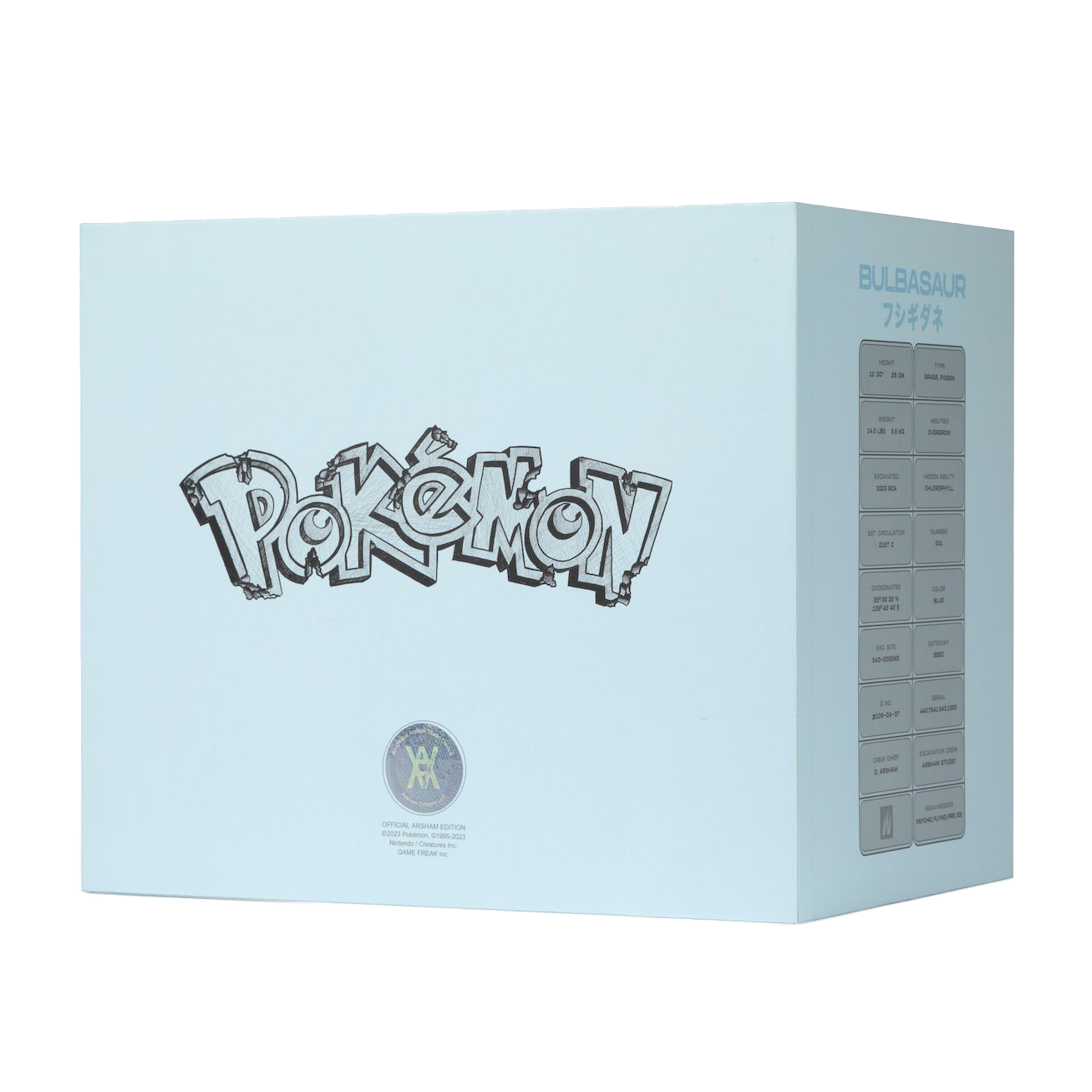 *丹尼爾．阿爾軒 Daniel Arsham - Crystalized Bulbasaur Figure (Blue)*