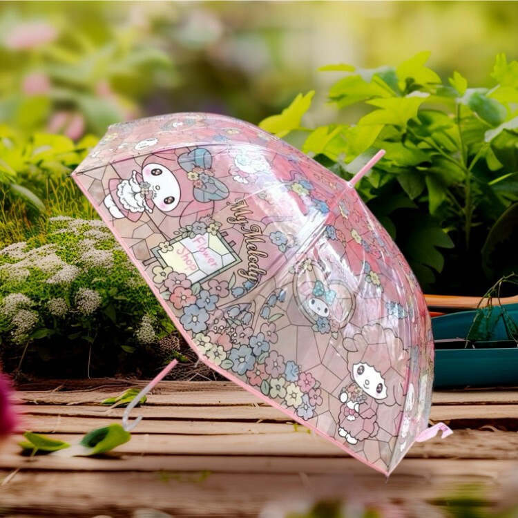 25023-MM Sanrio My Melody 彩繪風玻璃畫雨傘 #JP-JP25-32488