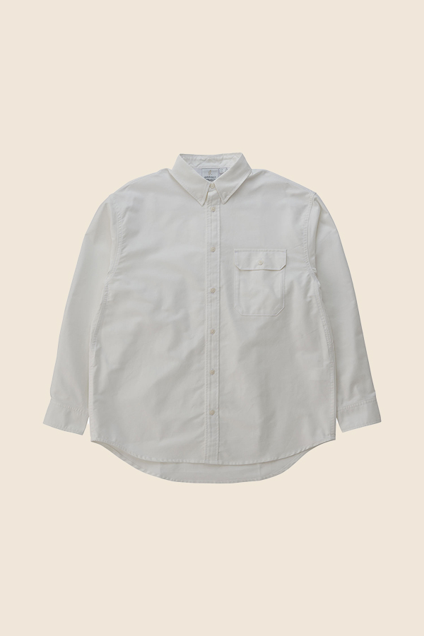 GRAMICCI - OXFORD STANCE 純白牛津襯衫