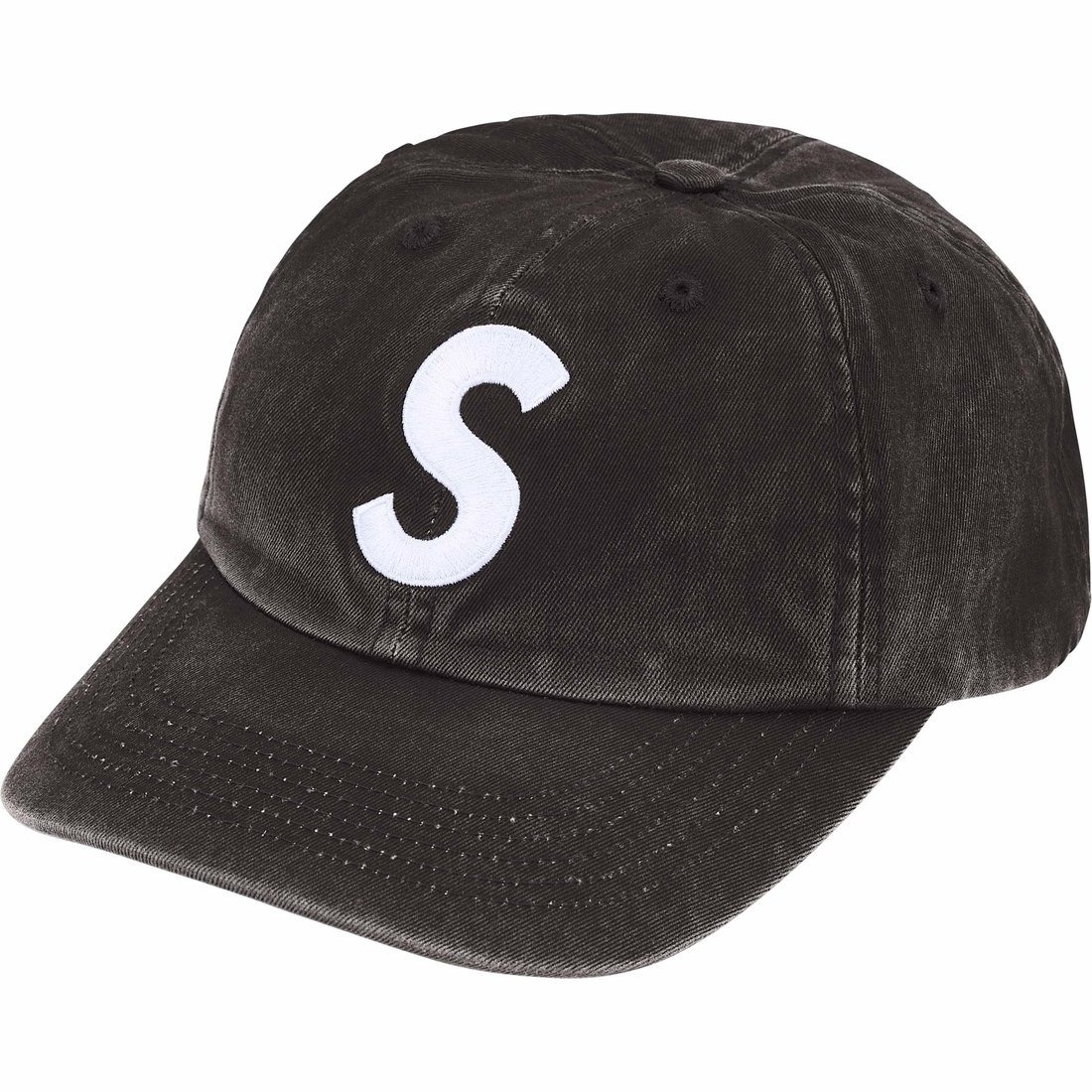 2025SS SUPREME Pigment Coated S Logo 6-Panel 水洗 六分割帽 老帽 帽子 現貨