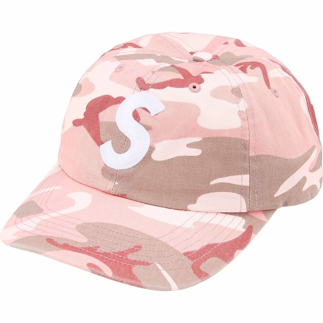 2025SS SUPREME Pigment Coated S Logo 6-Panel 六分割帽帽子