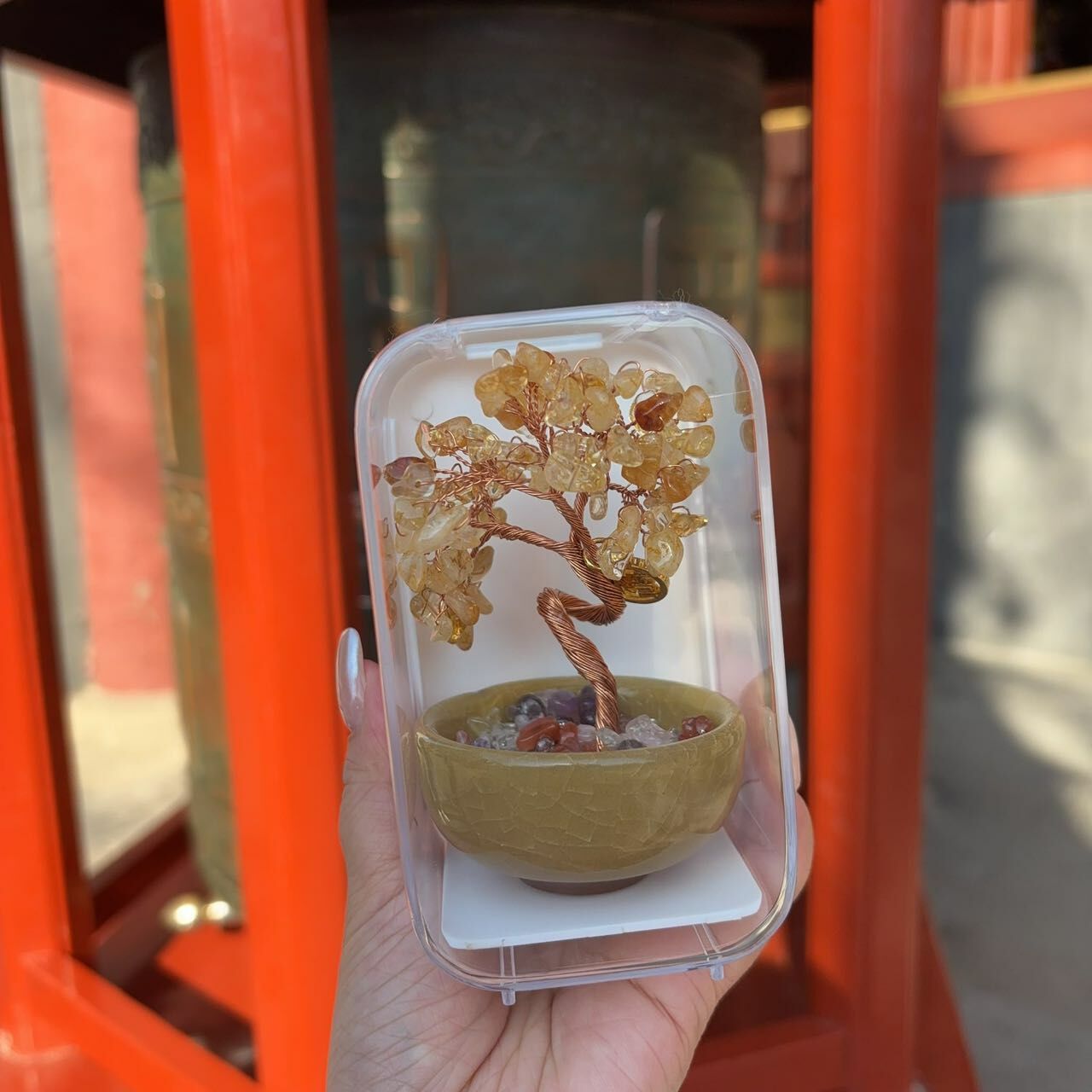 雍和宮最新款黃晶招財樹（包開光）-M