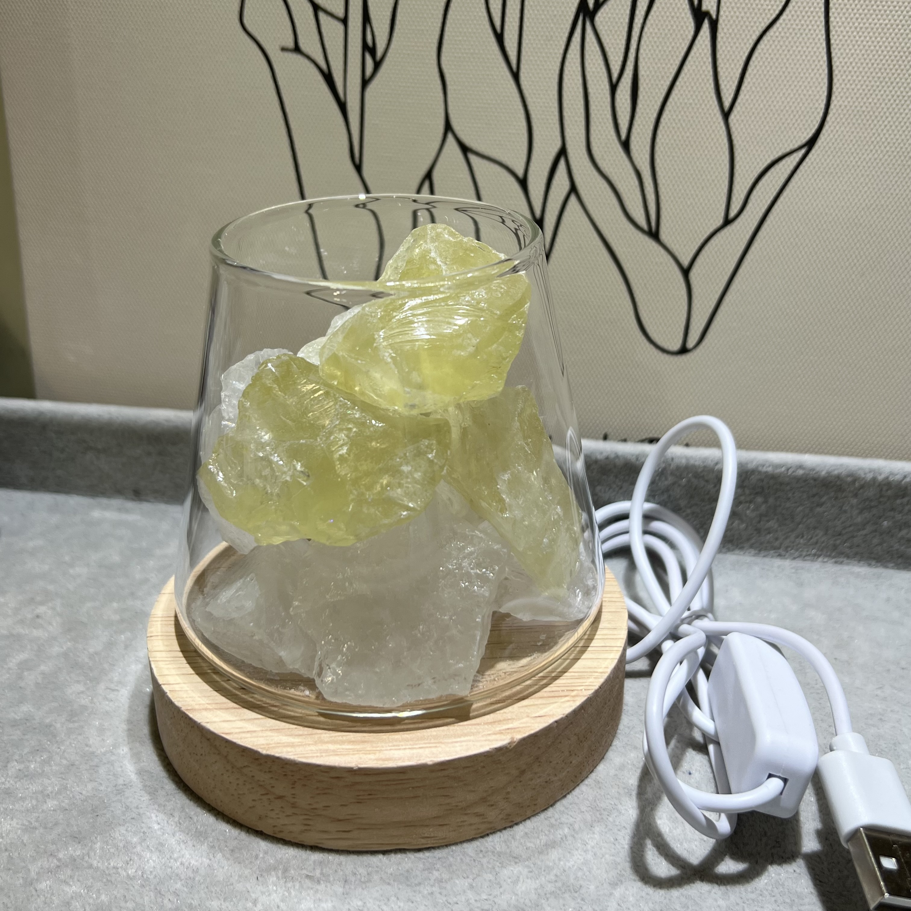 黃水晶拼白水晶礦香石 預定10-14日