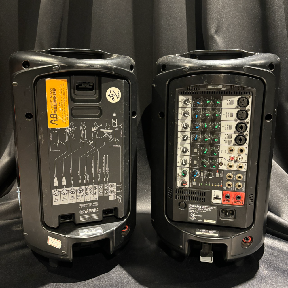 【日租】YAMAHA 【日租】YAMAHA / STAGEPAS 400i 攜帶式PA喇叭組 *2 (400W) 第 2 張圖片｜三峽錄音 / 音響
