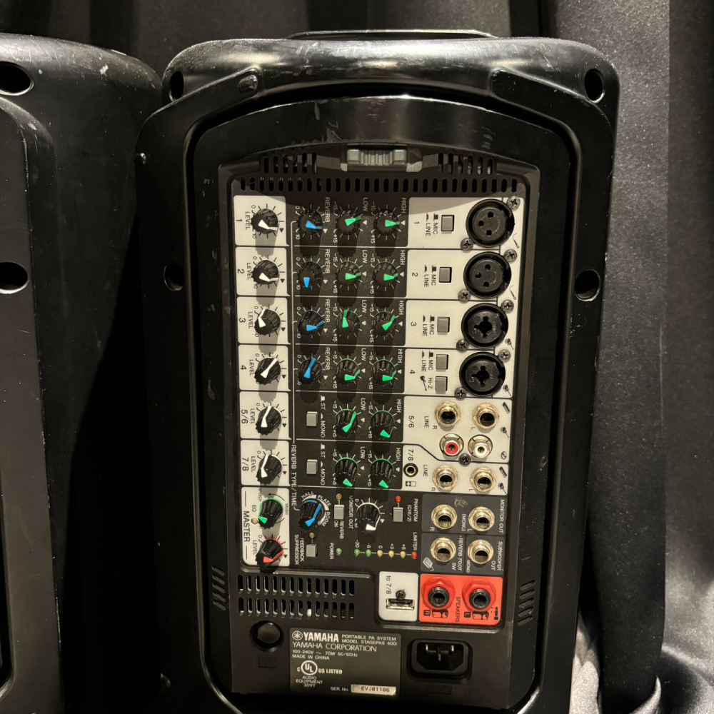 【日租】YAMAHA 【日租】YAMAHA / STAGEPAS 400i 攜帶式PA喇叭組 *2 (400W) 第 3 張圖片｜三峽錄音 / 音響