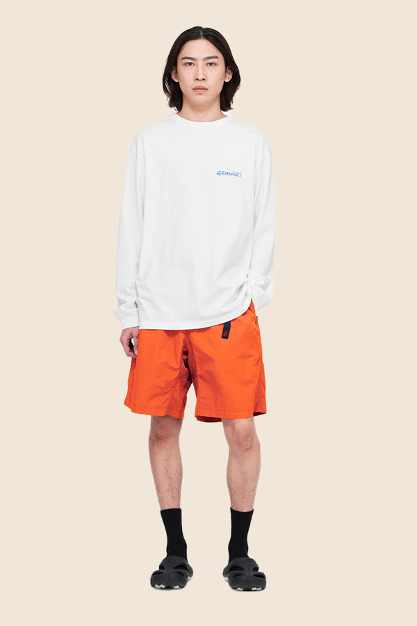 GRAMICCI - NYLON LOOSE SHORT  尼龍短褲（亮橘）